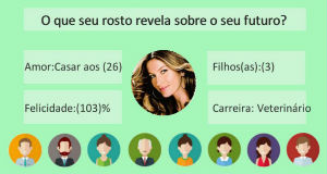 Descubra o seu futuro pelo seu rosto!