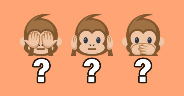 Qual dos tr&ecirc;s macacos s&aacute;bios &eacute; voc&ecirc;?
