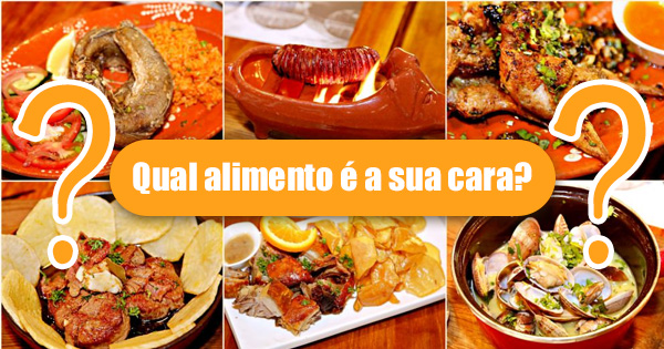 Qual alimento representa a sua personalidade?