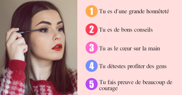 Quels sont les 5 faits les plus importants sur toi en fonction de ton visage ? 
