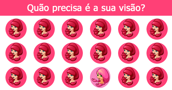 Qu&atilde;o precisa &eacute; a sua vis&atilde;o?