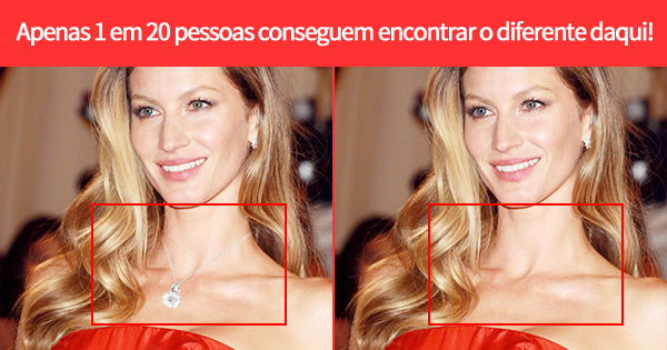 Apenas 1 em 20 pessoas conseguem encontrar o diferente daqui!