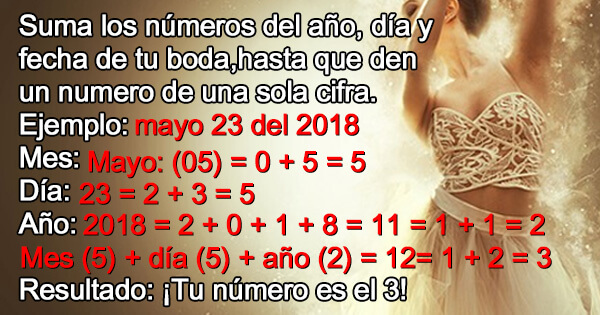  &iquest;Qu&eacute; dice la fecha de tu boda sobre ti?