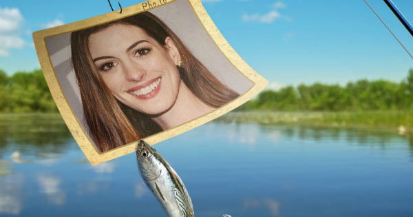 See yourself caught  by the fisherman