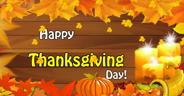  What would you want to say with your Thanksgiving card?