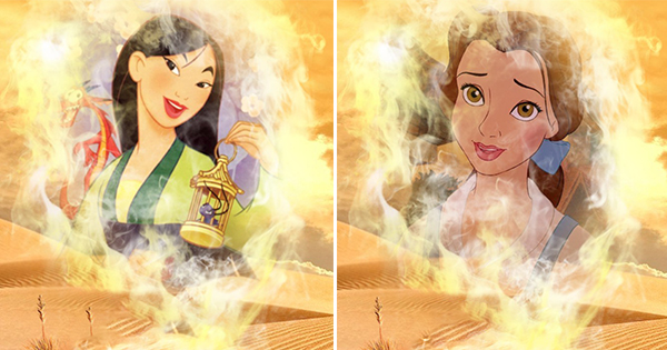 You Appear In Aladdin's Magic Lamp!