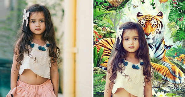 &iexcl;Crea tu hermosa foto con un tigre blanco!