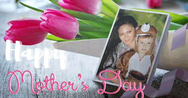  Create your own Mother's Day photo card!