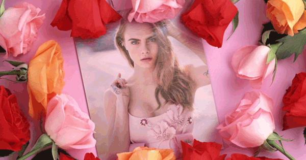 &iexcl;Crea tu foto encantadora con este efecto de rosa!