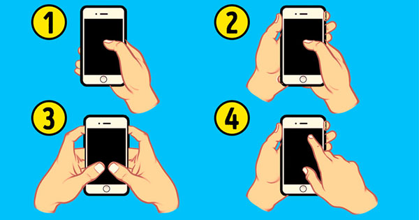 What does the way you hold the smartphone say about you?    