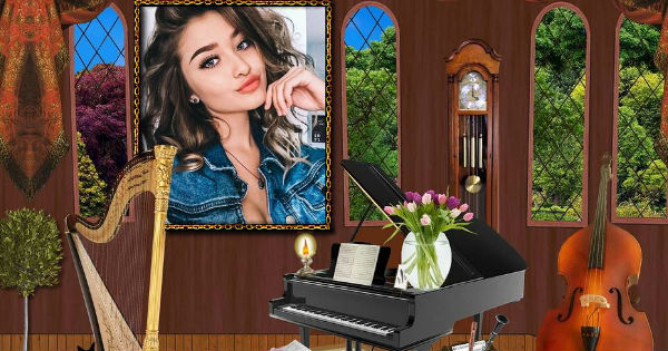 Crie a sua moldura de piano vintage com a sua melhor foto em 5 segundos