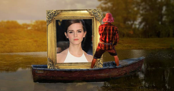  Mira, eres tan hermosa con este marco de bote &uacute;nico