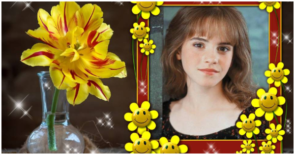 Want to see your lovely photo with yellow flowers frame ? Click here!