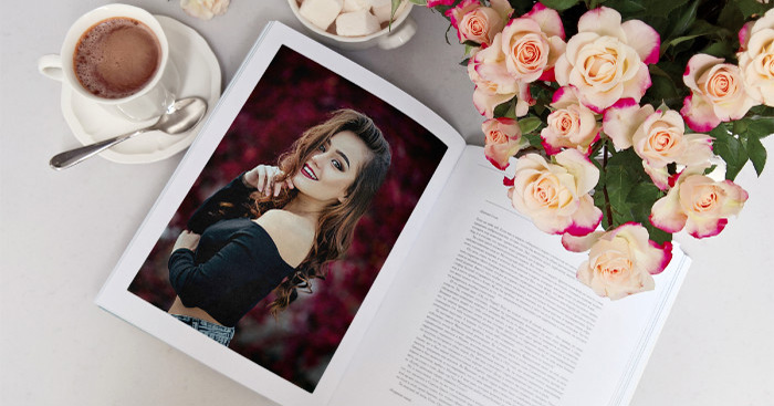  Create your beautiful cover of Vogue magazine!