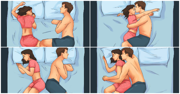 N&oacute;s podemos adivinhar a sua hist&oacute;ria de amor de acordo com a posi&ccedil;&atilde;o que voc&ecirc; dorme com o seu parceiro