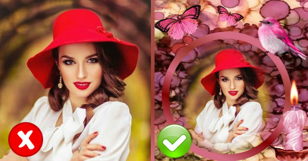 Want to see your pink photo with butterflies and bird? Find out here now! 