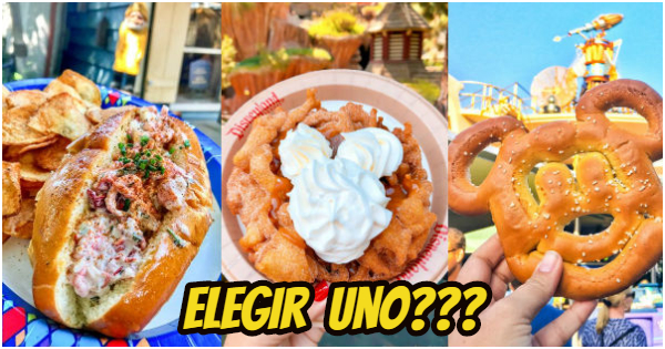 Elige una comida de los Parques de Disney y te diremos una verdad sobre ti.