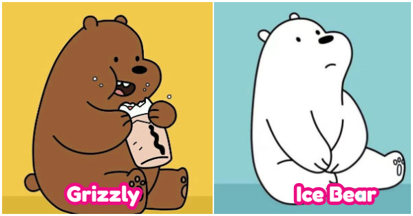 Everyone is a combo of 2 characters in We bare bears, what&rsquo;s yours?