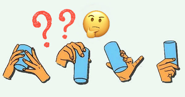 The way you hold the water glass will reveal your true personality 