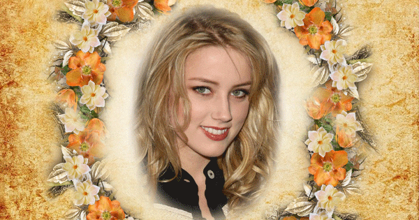 Let's make your vintage photo with flowers!