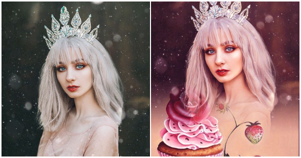 Get Your Cute Strawberry Ice Cream Photo