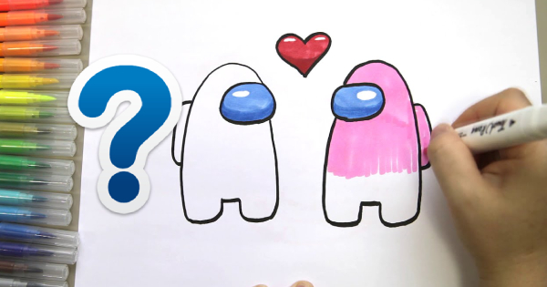 Chegou a hora de voc&ecirc; obter a sua nova foto desenhada com Among Us