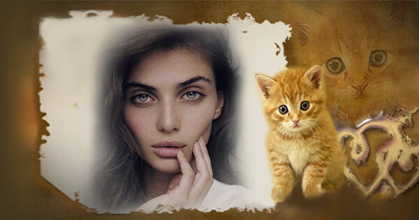 Create Your Beautiful Photo With Cat Frame Online