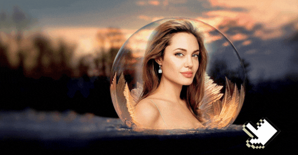 Look, you are in the beautiful bubble!