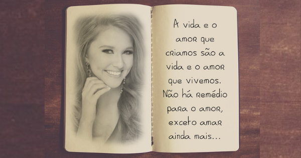 Crie Uma Cl&aacute;ssica  Foto De Rascunho Com Belas Cita&ccedil;&otilde;es Da Vida Agora De Gra&ccedil;a!