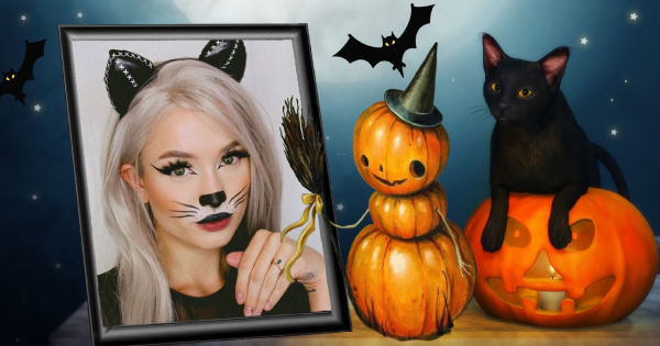 🎃 10K Users Like This New Spooky Halloween Photo Frame! Create Yours!