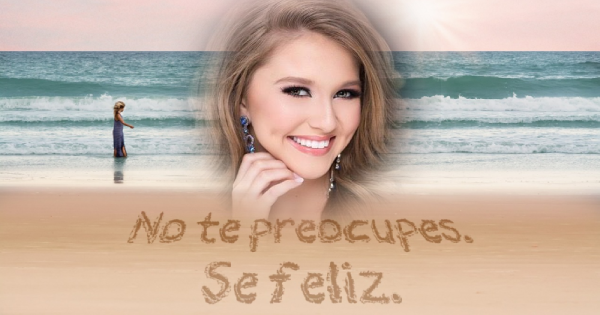 🌊 &iexcl;Crea tu foto con vibraciones positivas! &iexcl;Disfruta del hermoso paisaje de playa!