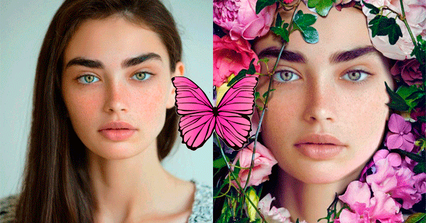  Use The Adorable Effect To Add Vintage Flowers To Your Photo In Seconds