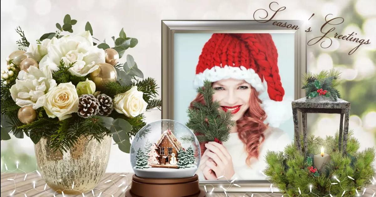 Fa&ccedil;a Uma Foto De Feriado Com Voc&ecirc; Cercada Por Um Buqu&ecirc; E Velas! Baixe Gr&aacute;tis.