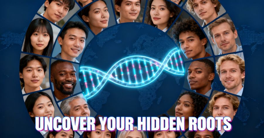 Y&uuml;z&uuml;n&uuml;z&uuml; Tarayın: DNA Yoluyla Gizli Milletinizi Keşfedin