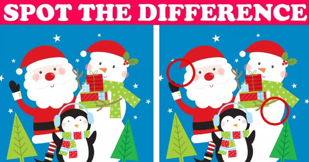 Only The Holidays Freak Can Spot The Differences In These Pictures