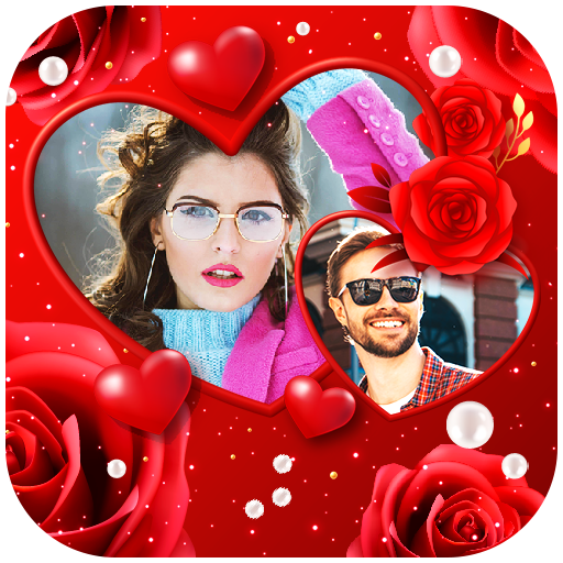 Rose Heart Photo Frame