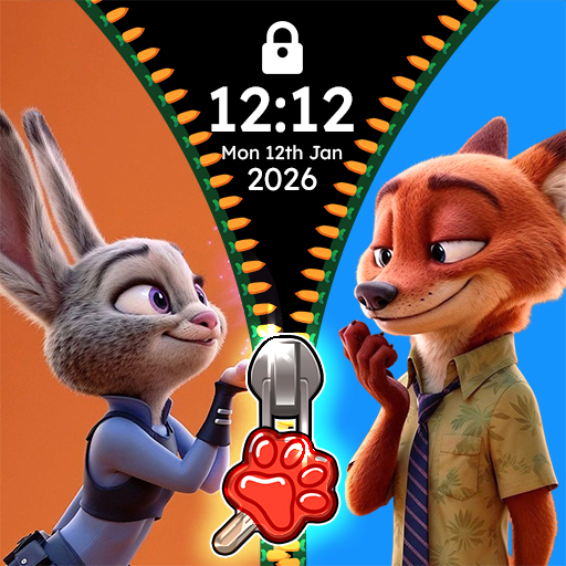 Zipper Lock Screen - Wallpaper