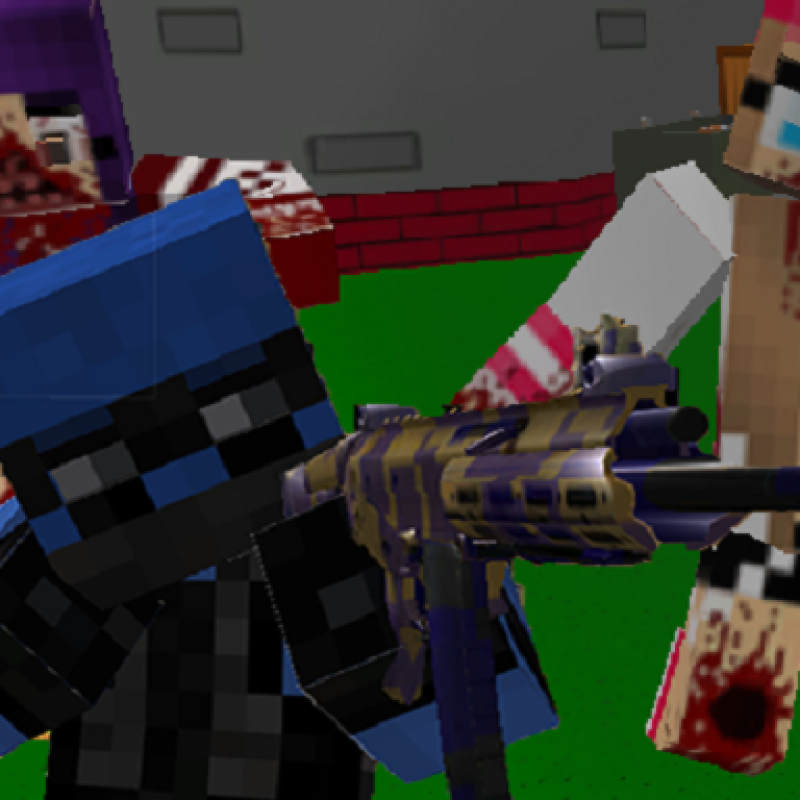 Blocky Combat Swat Zombie Apocalypse 2022