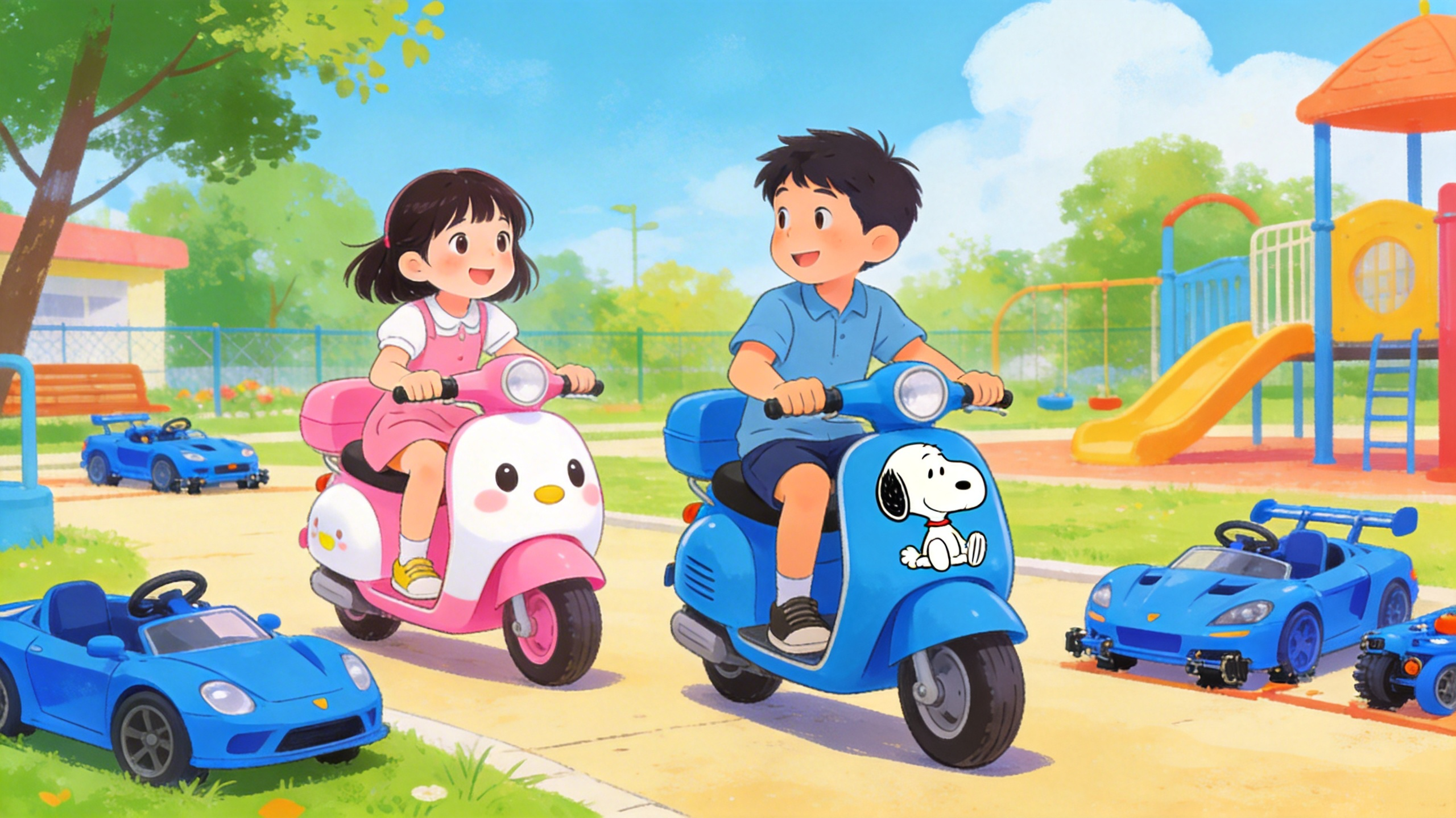 Car Friends Share Kindness