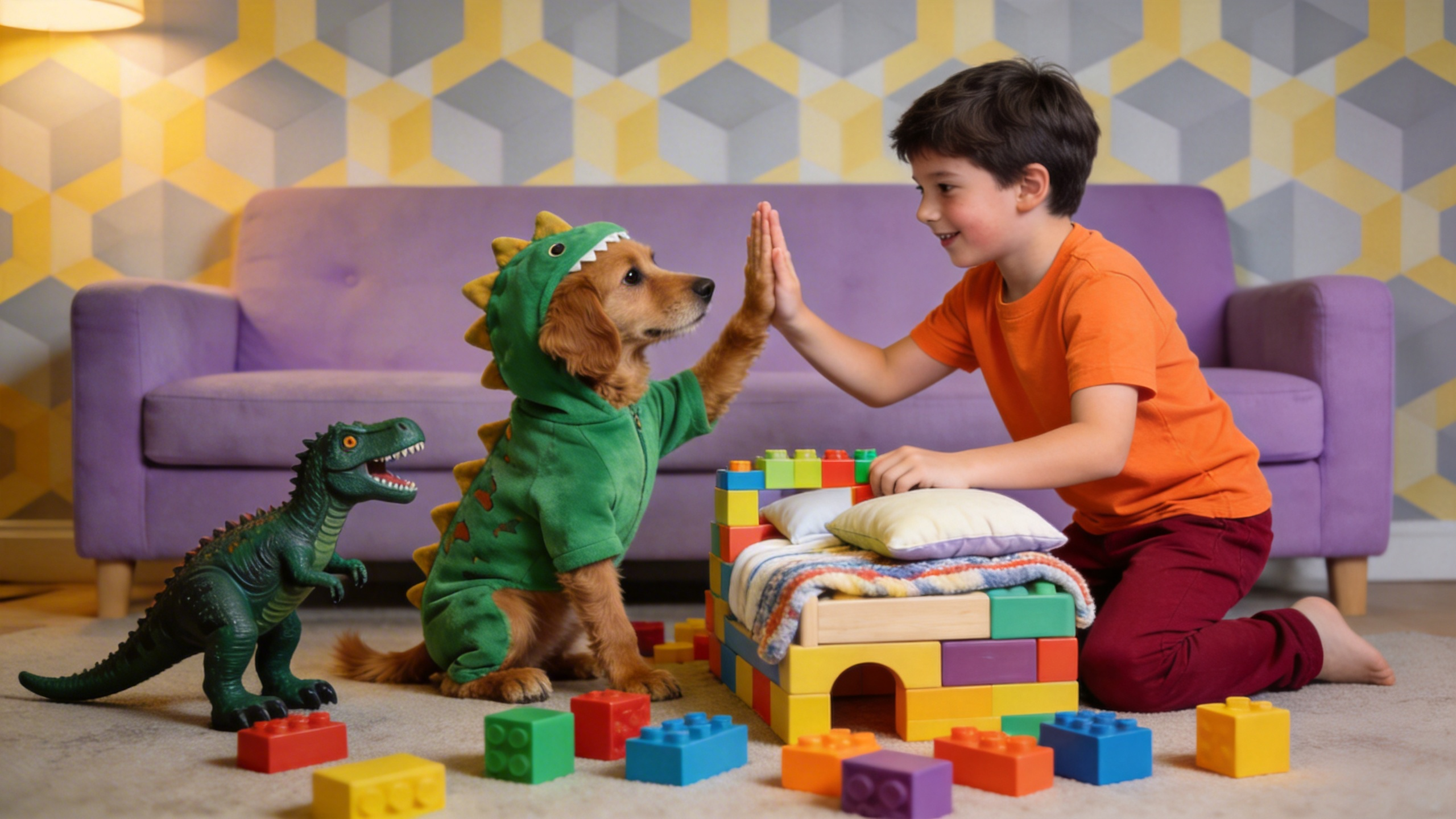 Boy Finds Dinosaur Egg at Fun Park