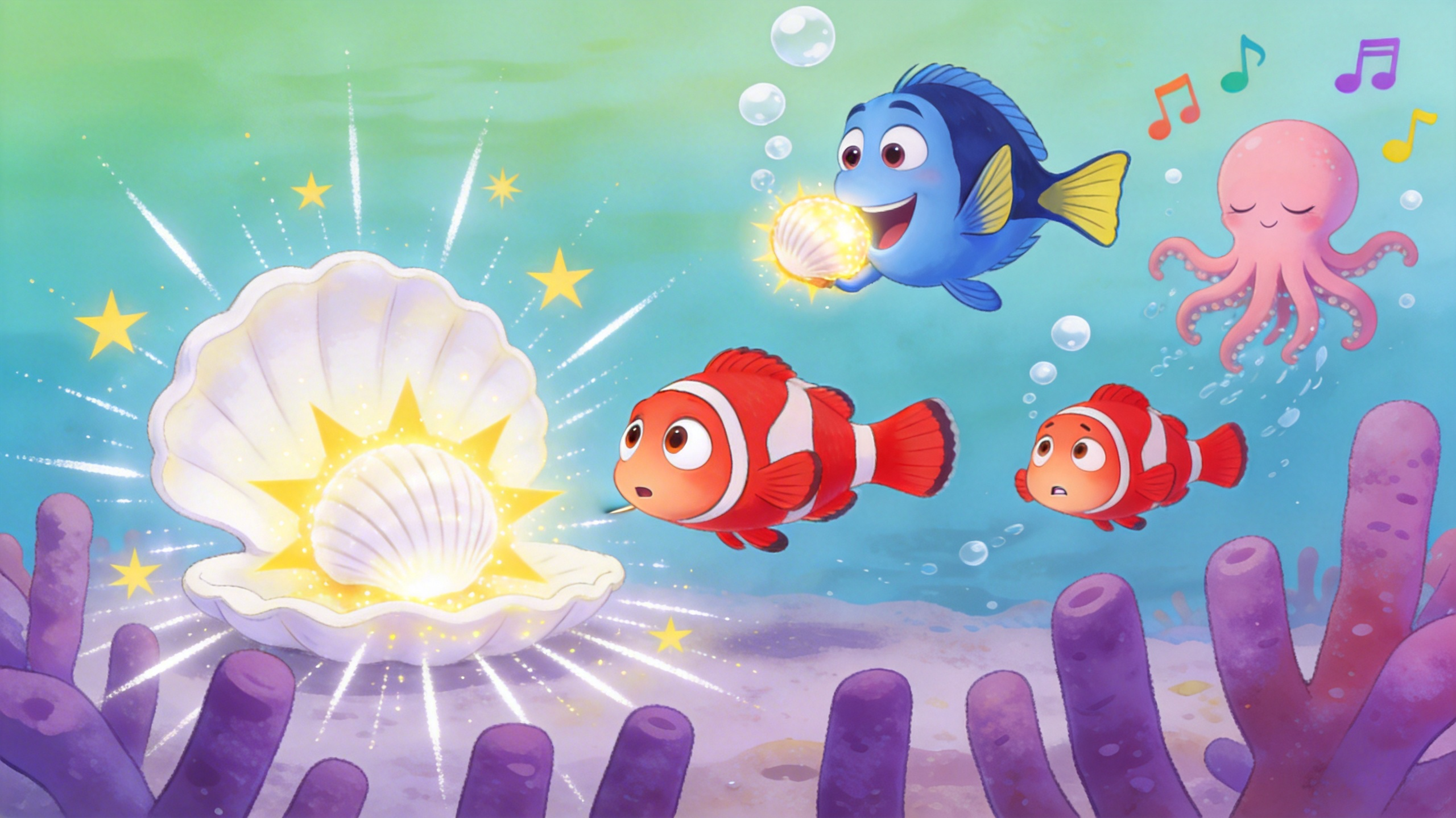 Two Little Fishies and Octopus Song