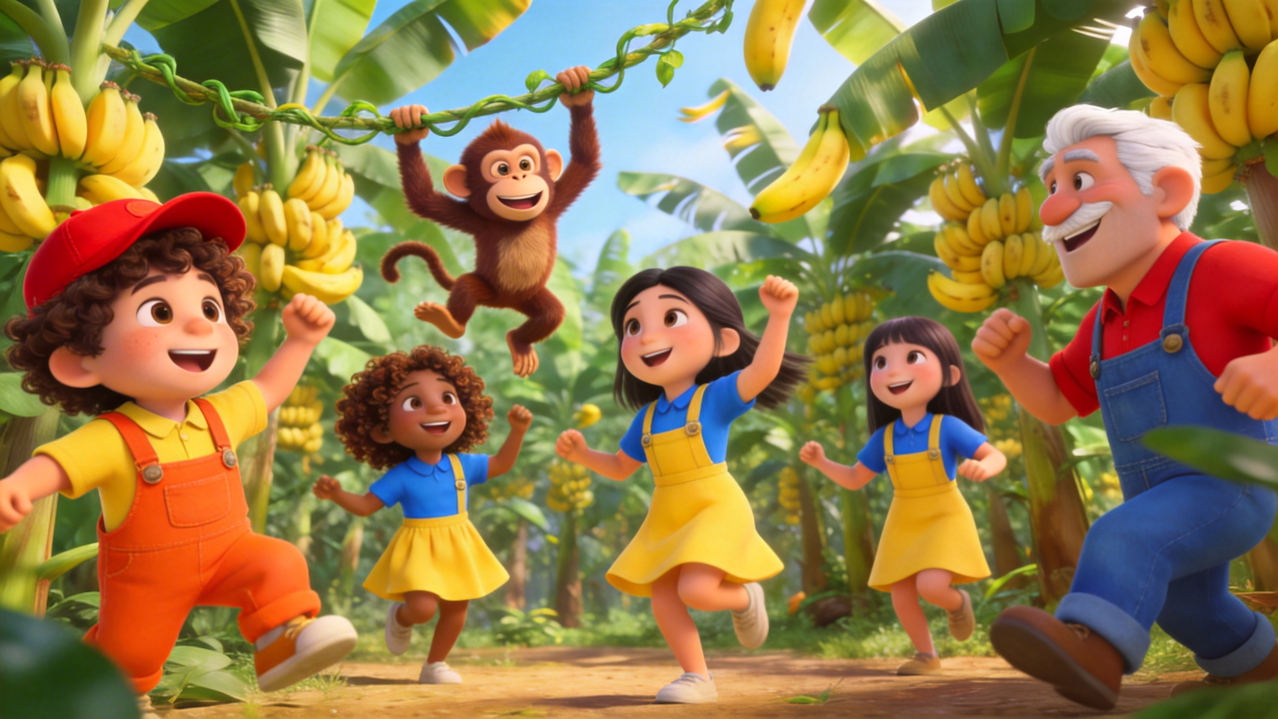 Silly Monkey Loves Bananas