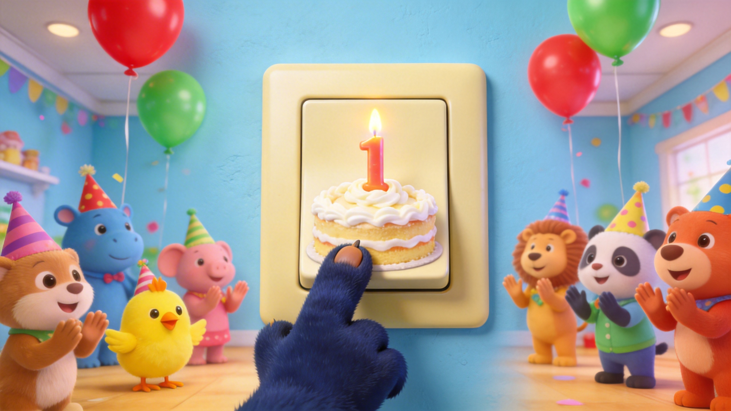 Happy Birthday with the Little Dotted Hen