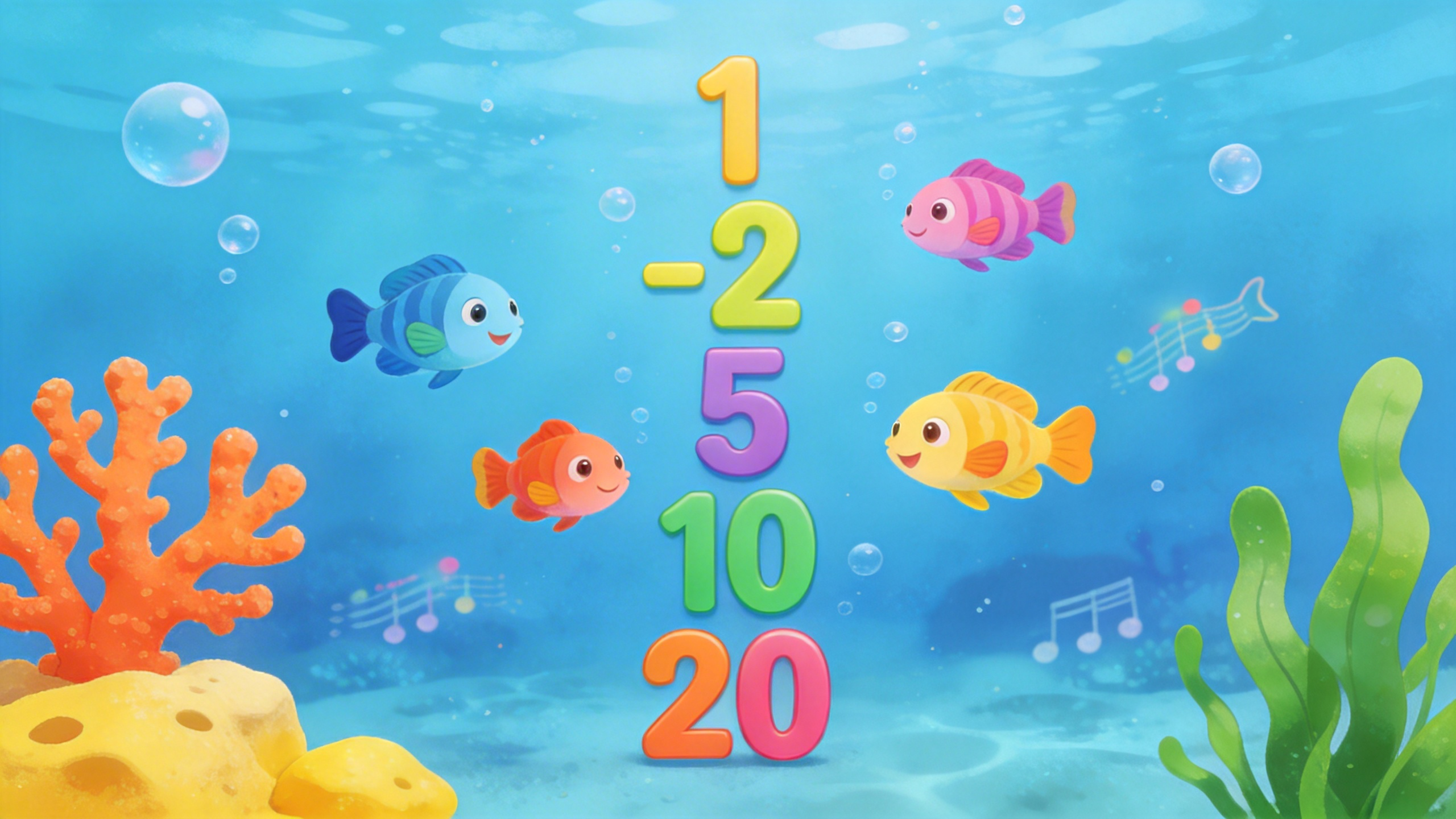 Small Fish Number Song 1 to 20