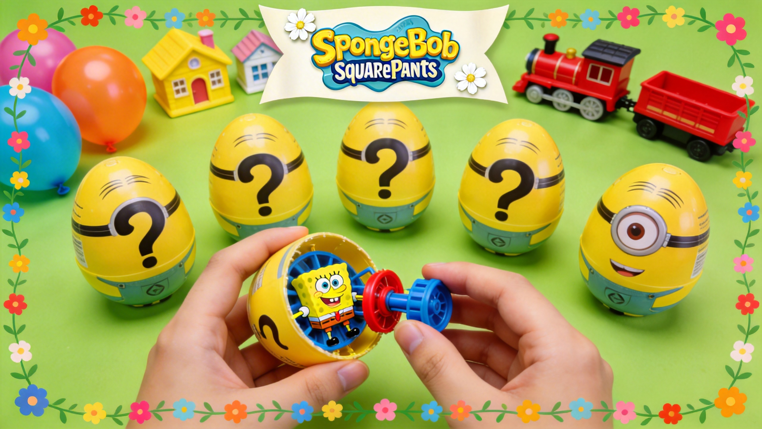 Guess the Surprise Egg with Playdoh Balls